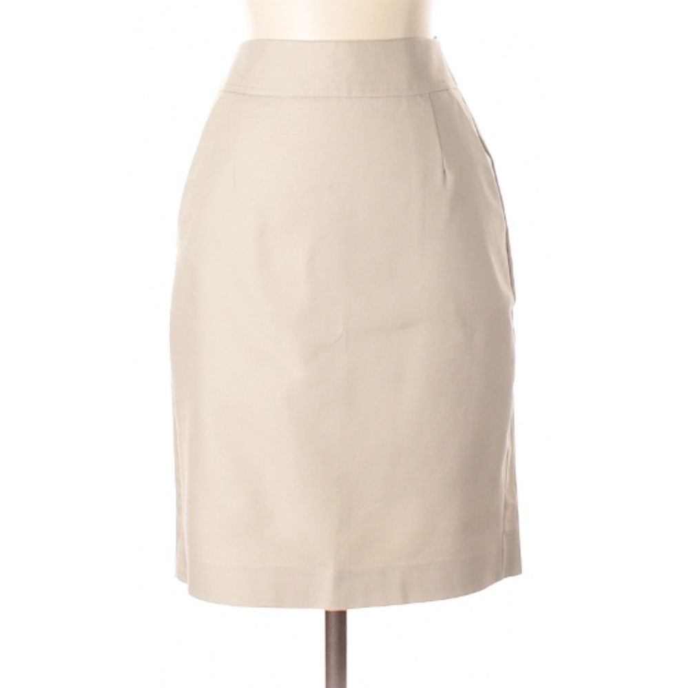Banana Republic Cream Pencil Skirt
